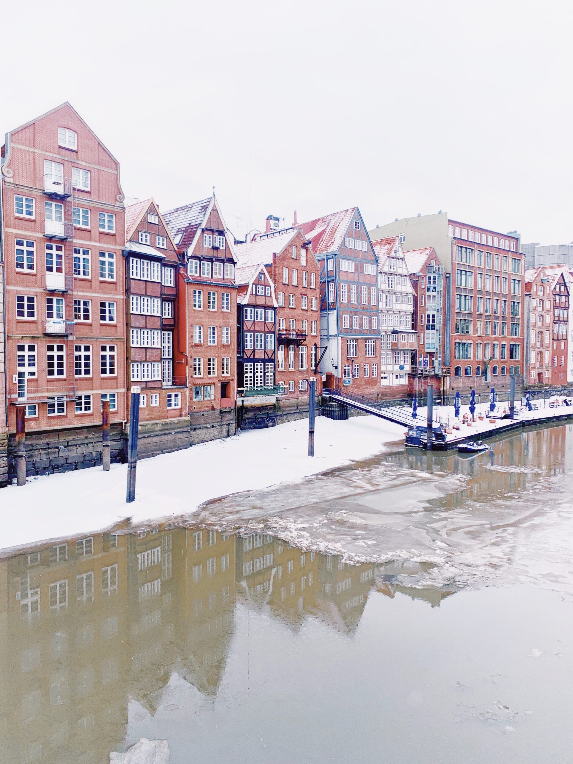 Hamburg im Winter: Nikolaifleet