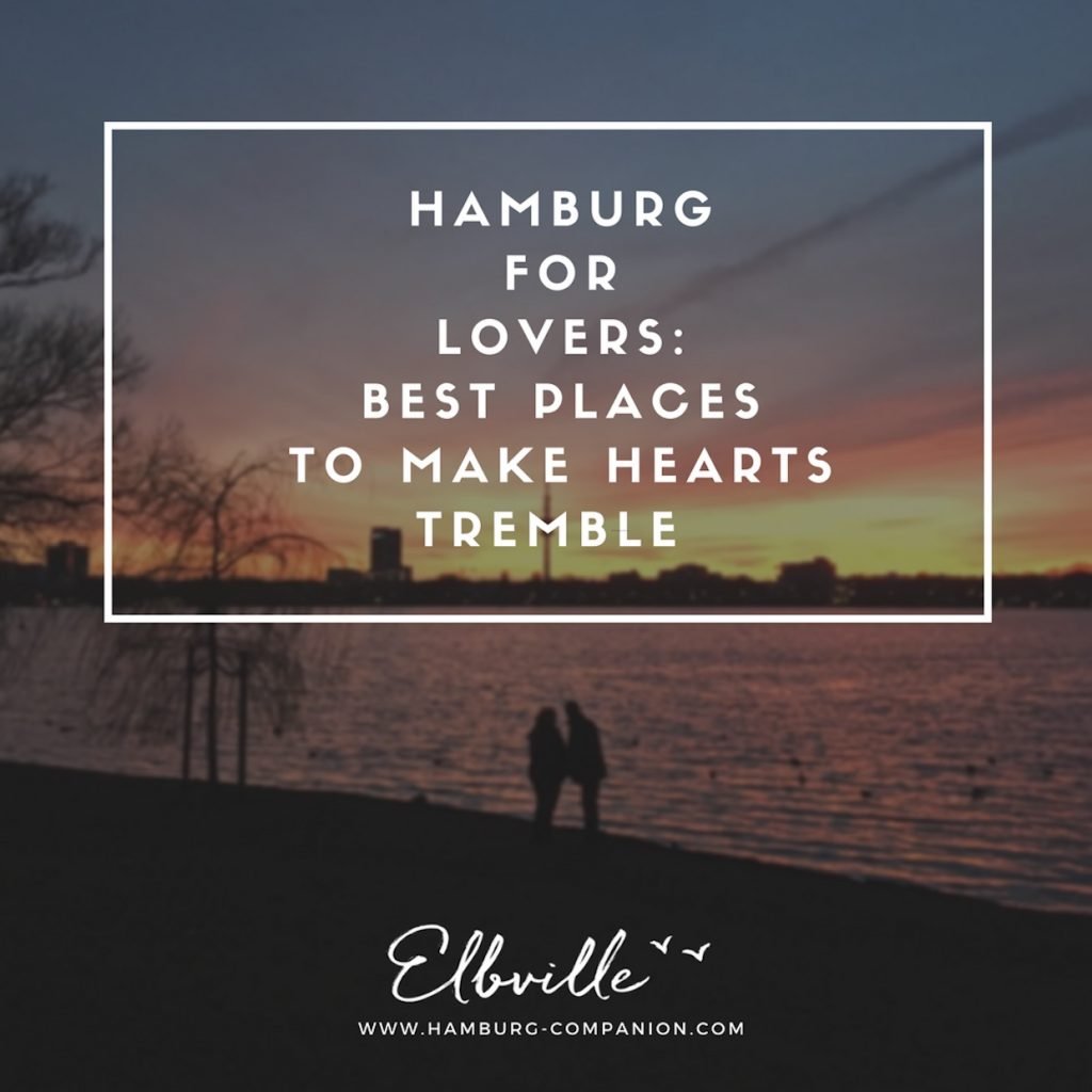Hamburg for lovers sunset