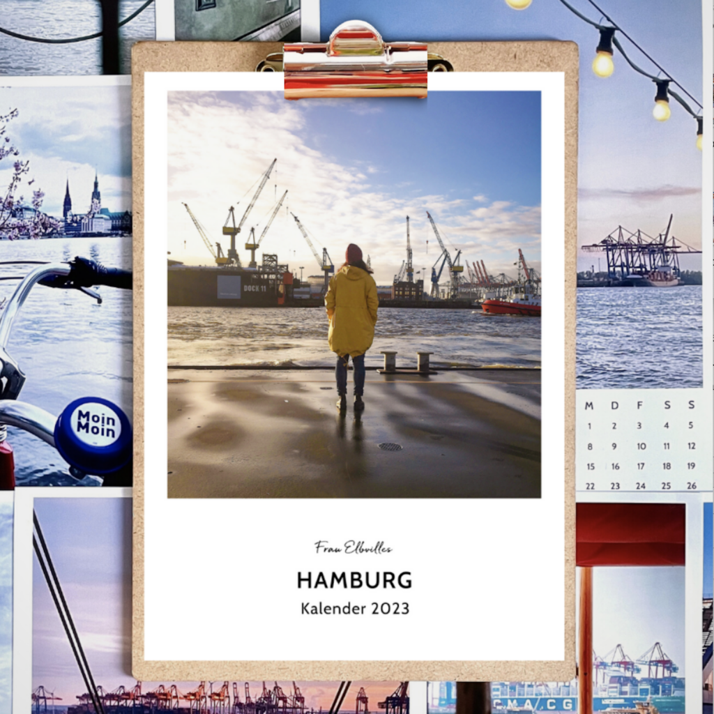 Hamburg Kalender 2023 von Frau Elbville Übersicht
