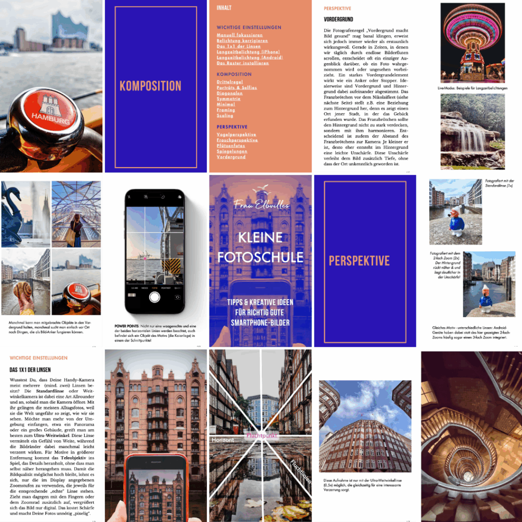 Frau Elbvilles kleine Fotoschule: Ein E-Book mit Tipps & Ideen für richtig gute Smartphone-Bilder!